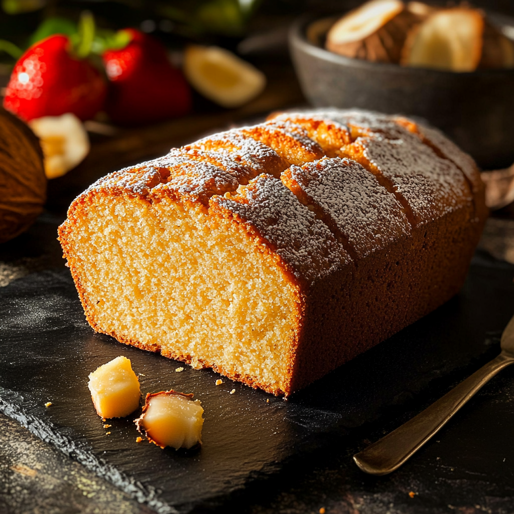 Recette Quatre-quarts à la Noix de Coco