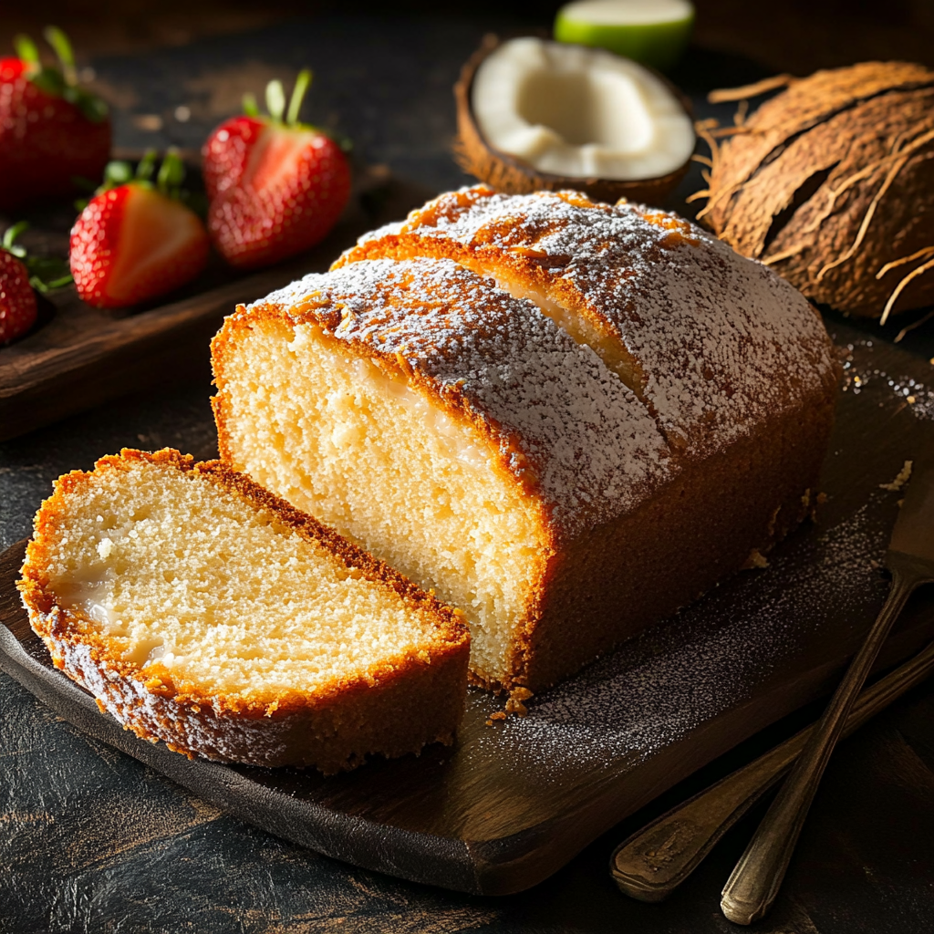 Recette Quatre-quarts à la Noix de Coco