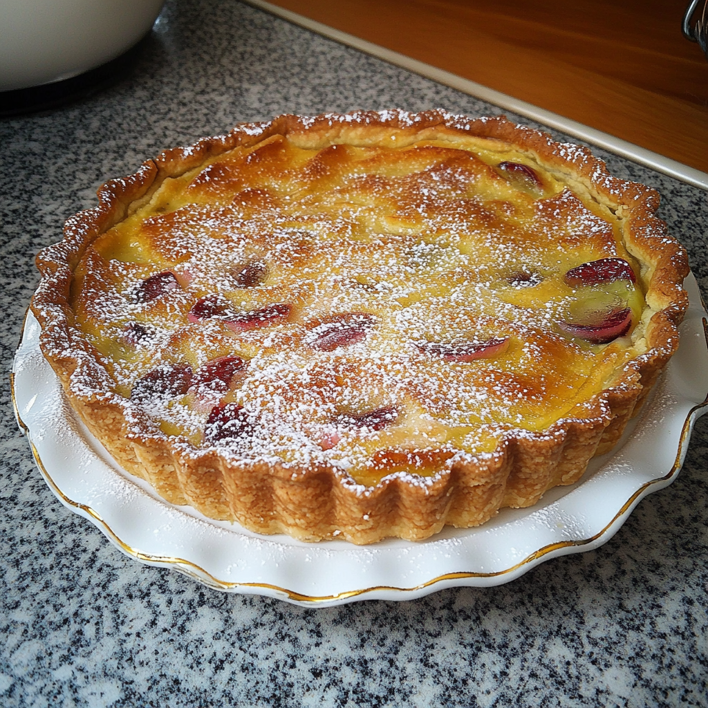 Tarte à la Rhubarbe de Mamie