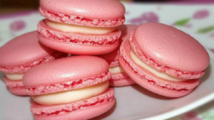 macarons à la fraise Tagada