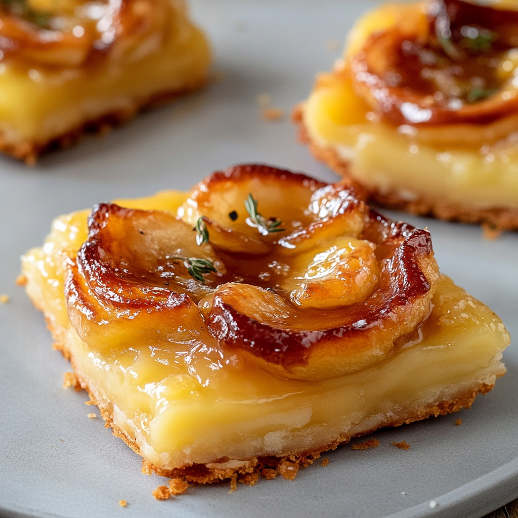 Mini Tartes Tatin Tartiflette