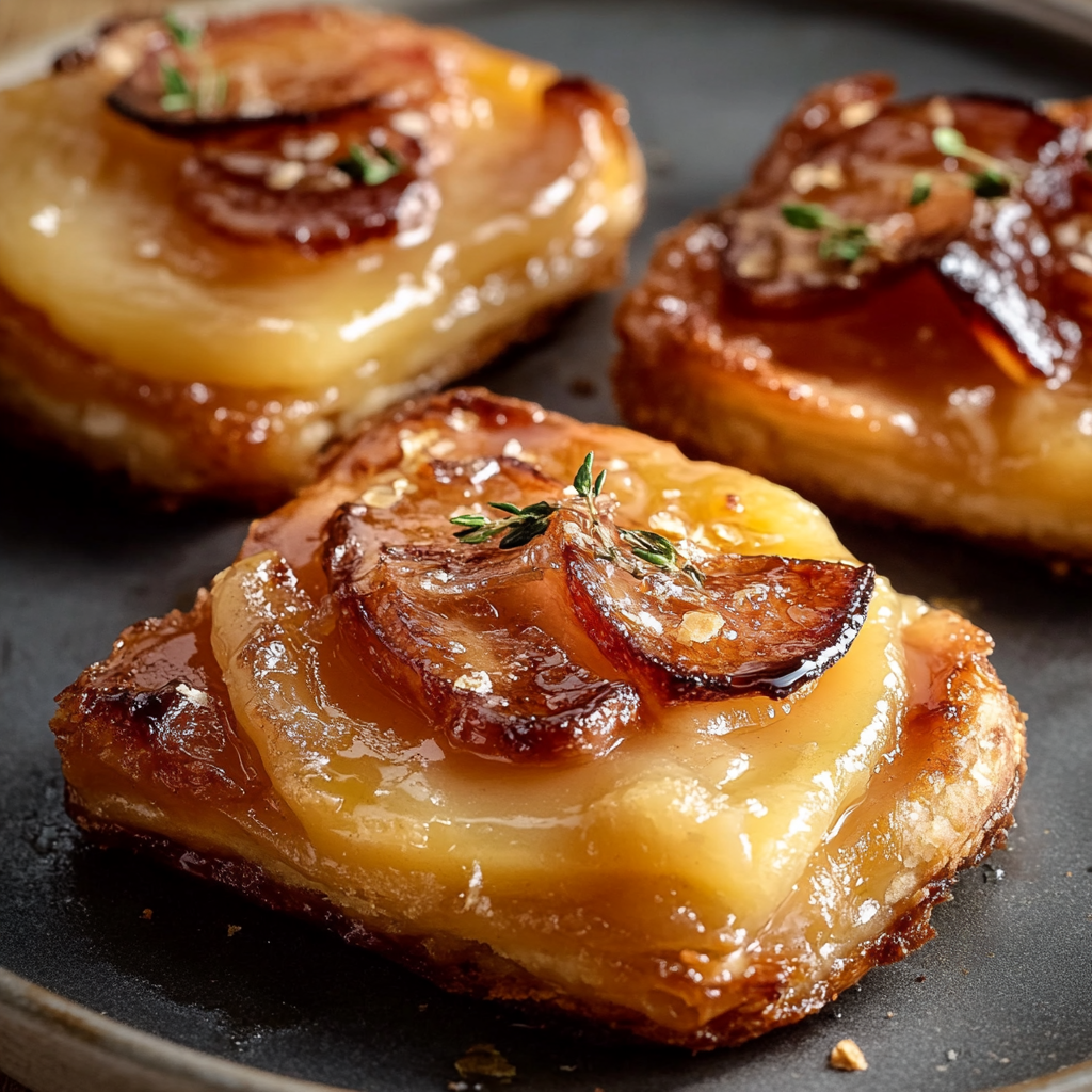 Mini Tartes Tatin Tartiflette