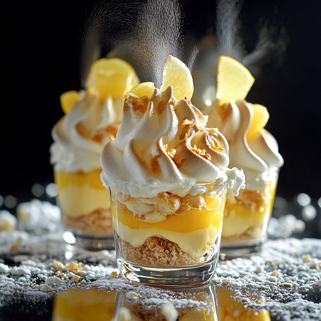 Recette Verrines Citron Meringuées