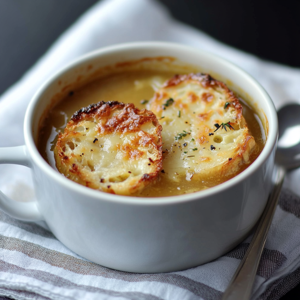 Soupe à l'Oignon Gratinée