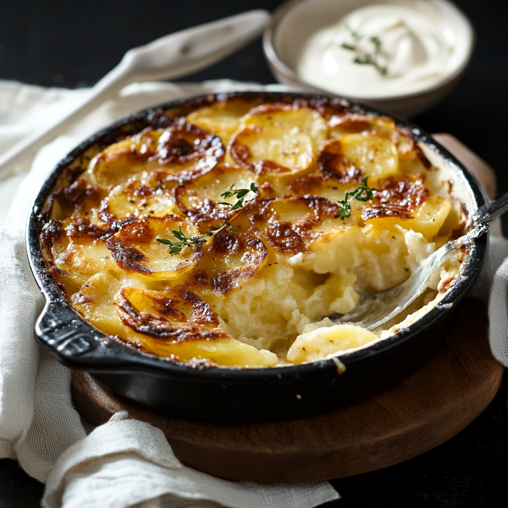 gratin de pommes de terre sans crème