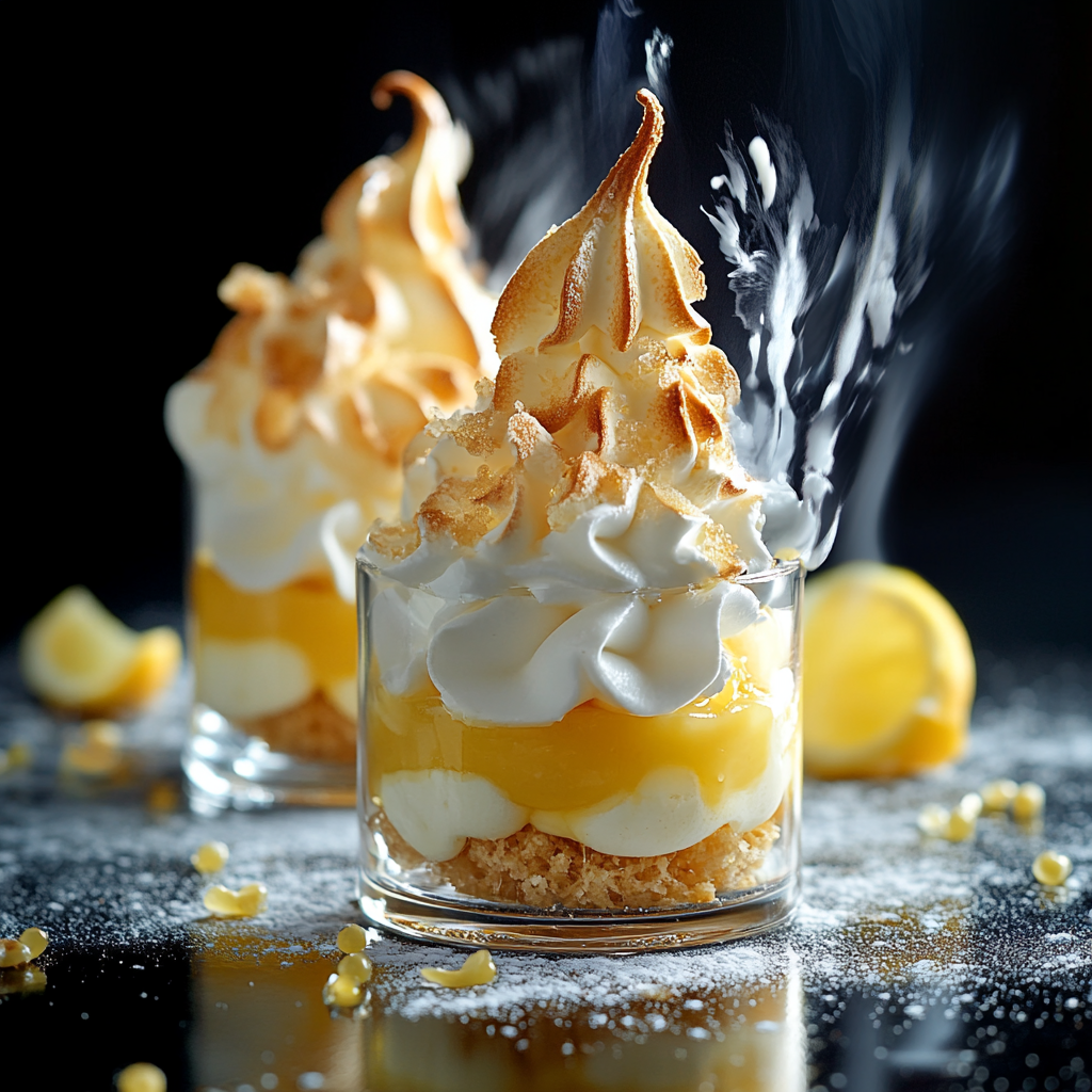 Recette Verrines Citron Meringuées