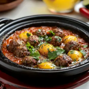 Tajine de Kefta aux Œufs