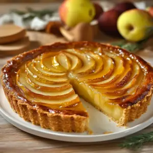 Tarte aux Pommes Crémeuse