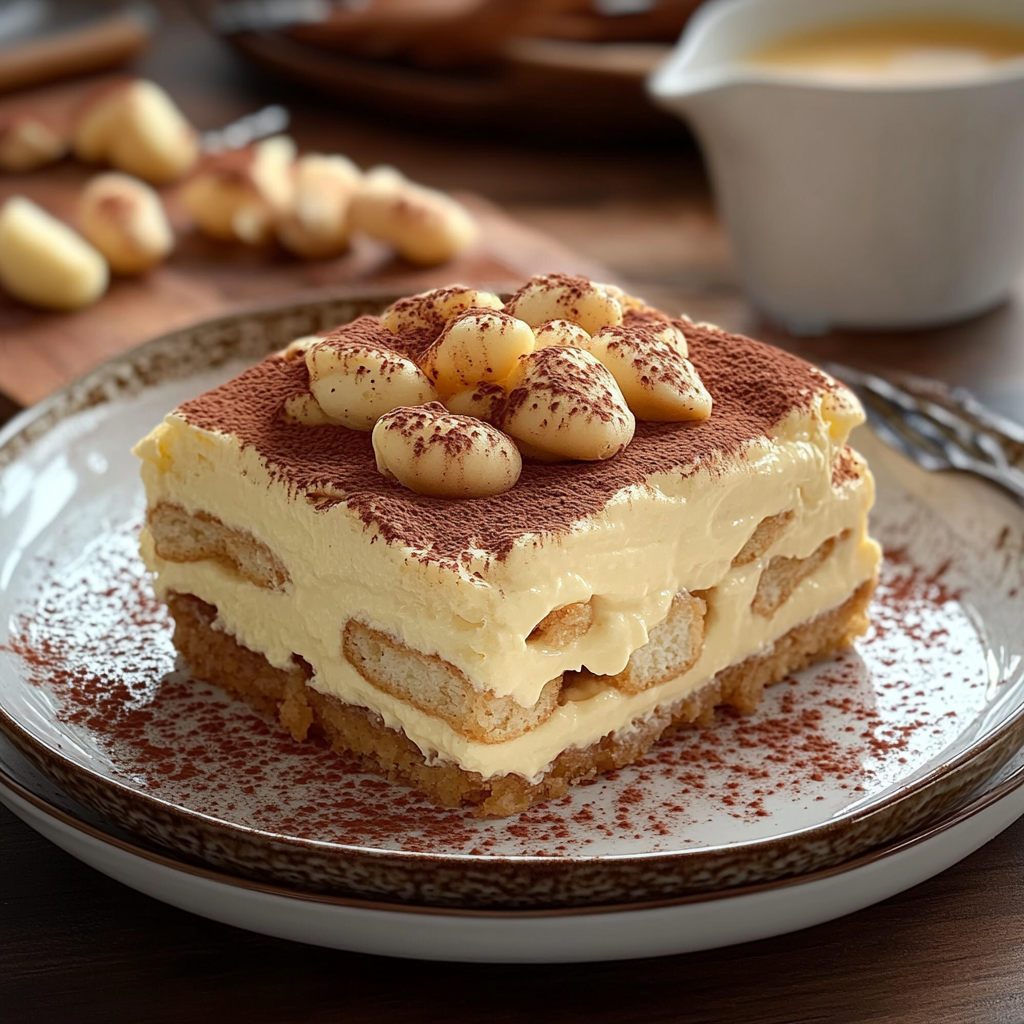 Tiramisu à la crème pâtissière