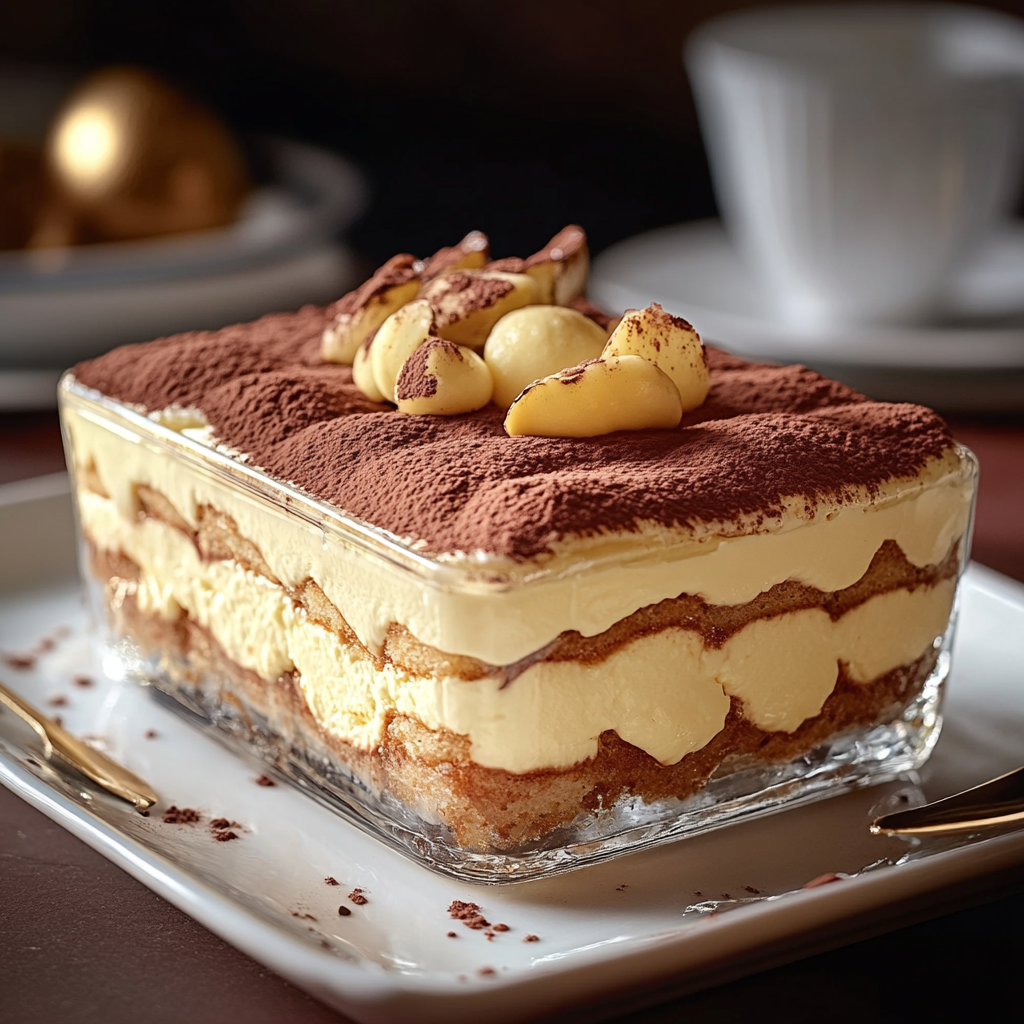 Tiramisu à la crème pâtissière