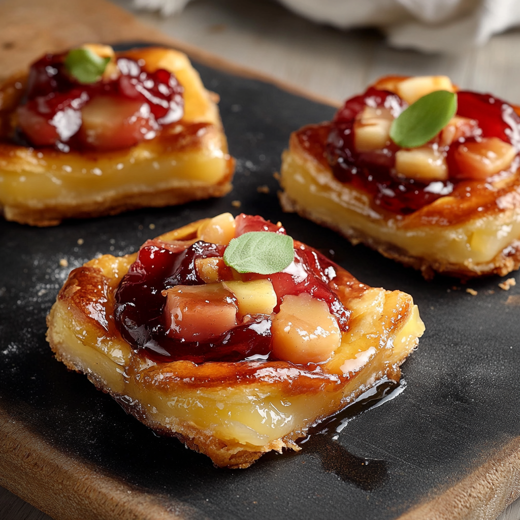 Mini Tartes Tatin Tartiflette