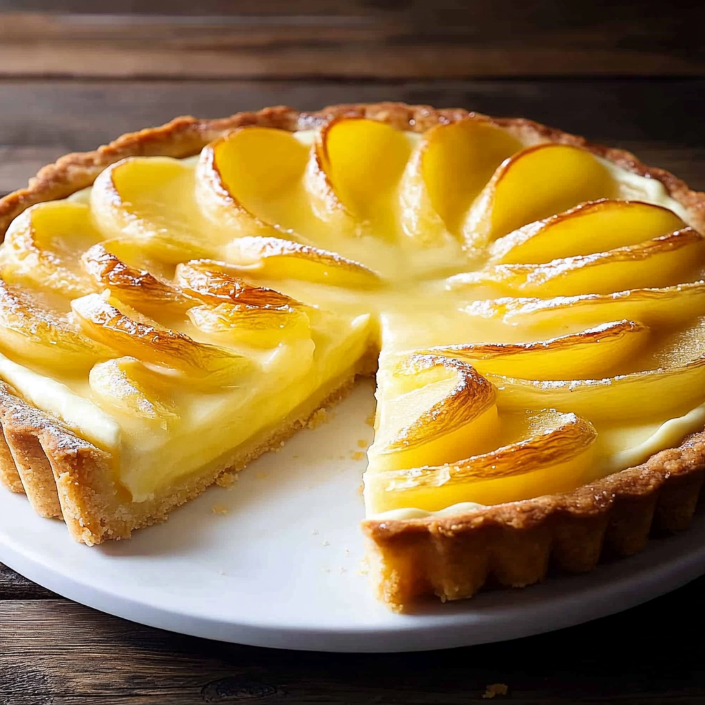 Tarte aux Pommes à la Crème Pâtissière