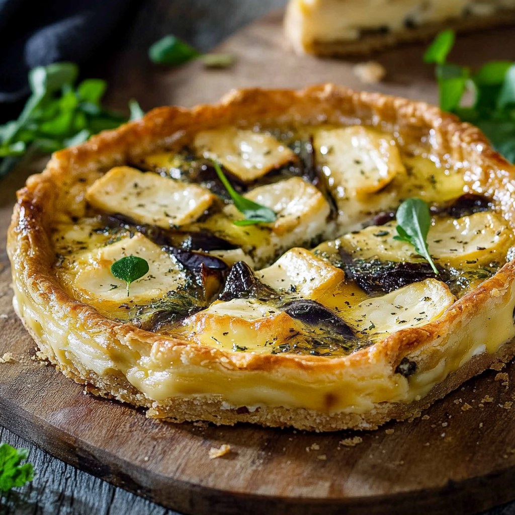 Tarte Poireaux et Camembert : Recette Gourmande