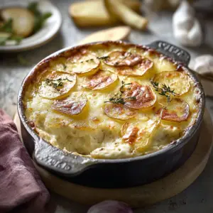 Savourez l'Authenticité Normande : Recette de Gratin de Pommes de terre au Camembert