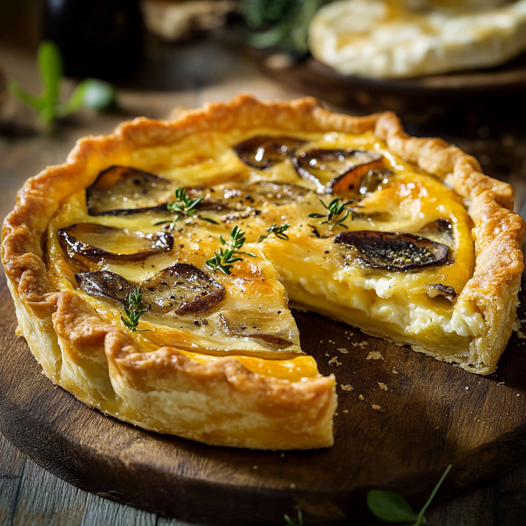 Tarte Poireaux et Camembert : Recette Gourmande