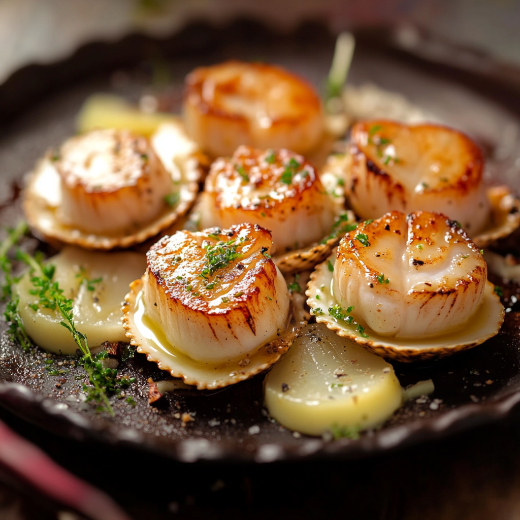 Voyage Culinaire Enchanté : Coquilles Saint-Jacques, Poireaux