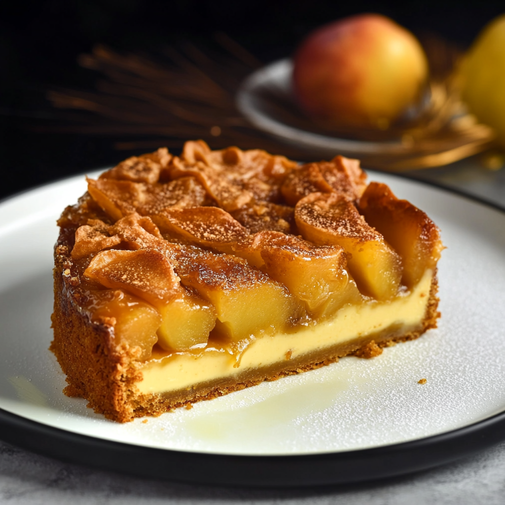 Délice Automnal : Gâteau au Yaourt Pommes et Caramel Beurre Salé
