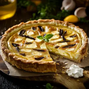 Tarte Poireaux et Camembert : Recette Gourmande