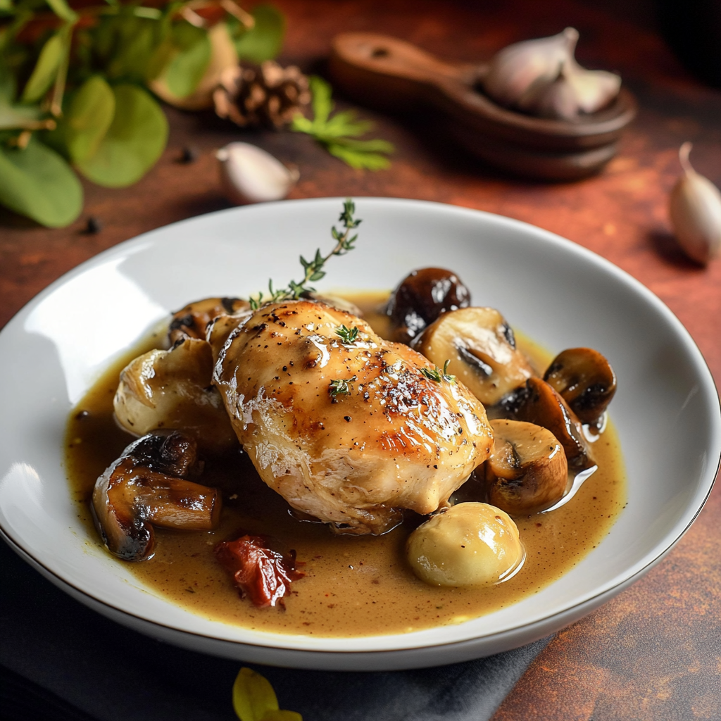 Recette Poulet au Porto et Champignons Cookeo : Un Festin Simplifié