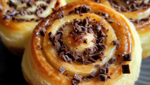Roulés à la Crème Pâtissière et Chocolat