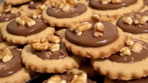 sablés aux noix et chocolat