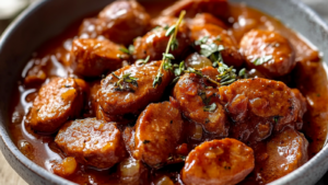 Saucisses Réunionnaises Mijotées