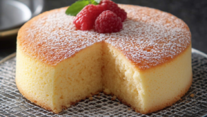 gâteau éponge trois ingrédients