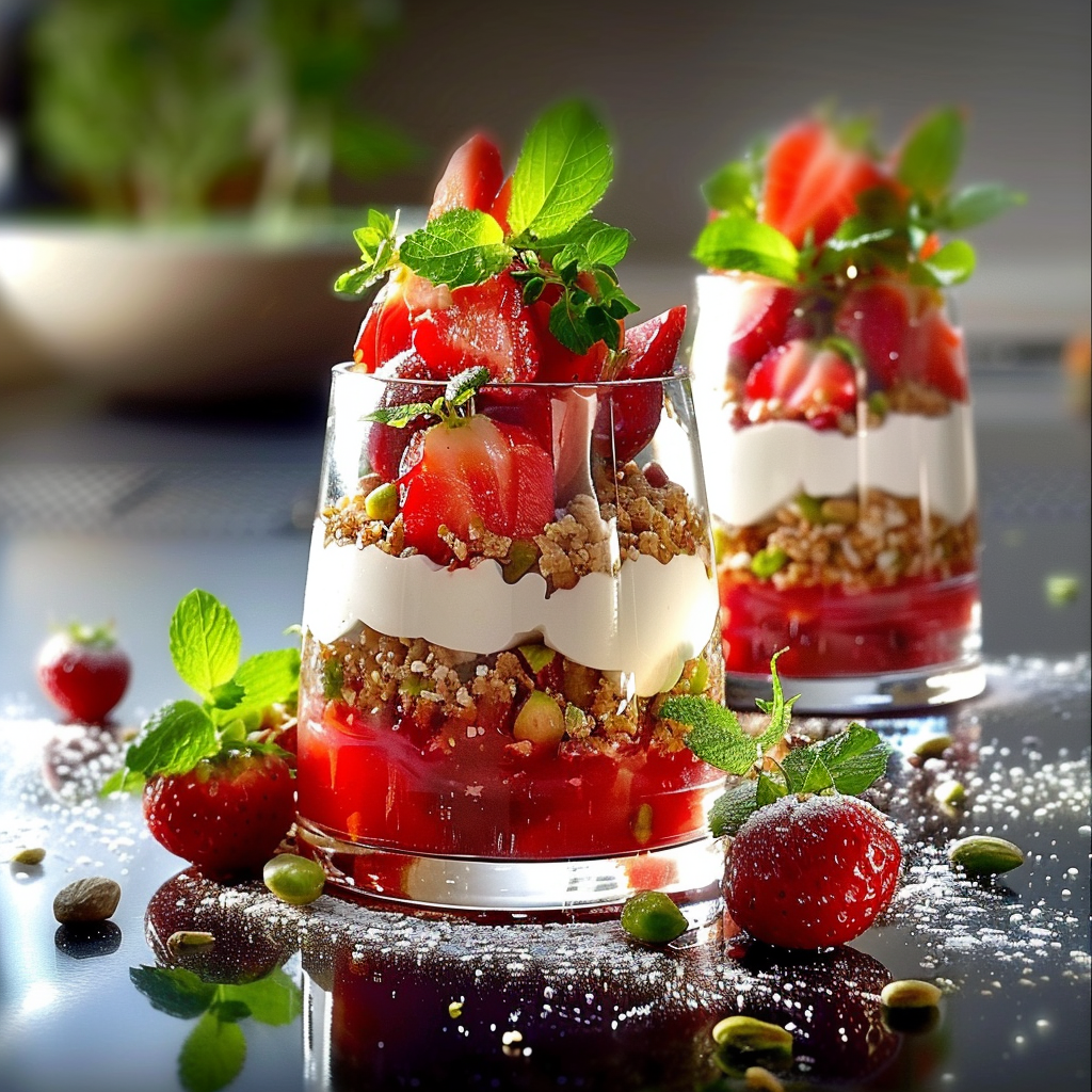 Tartare de Fraises depuis recettemoderne.com