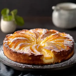 gâteau au yaourt et aux pommes