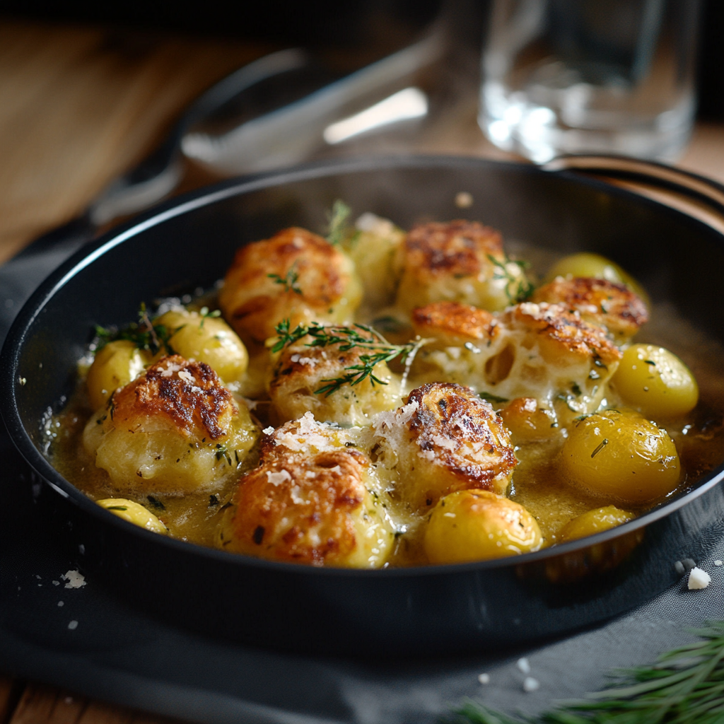 choux de Bruxelles et pommes de terre