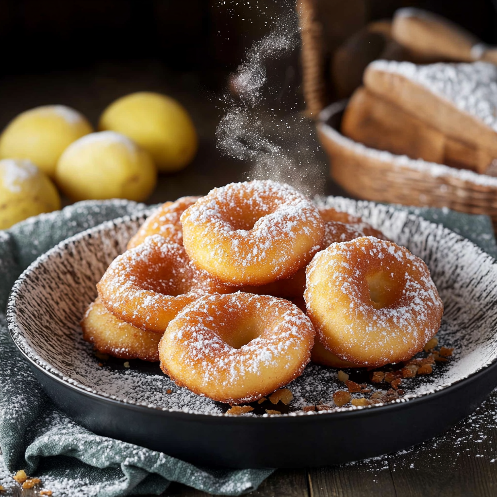 beignets aux pommes façon Cyril Lignac