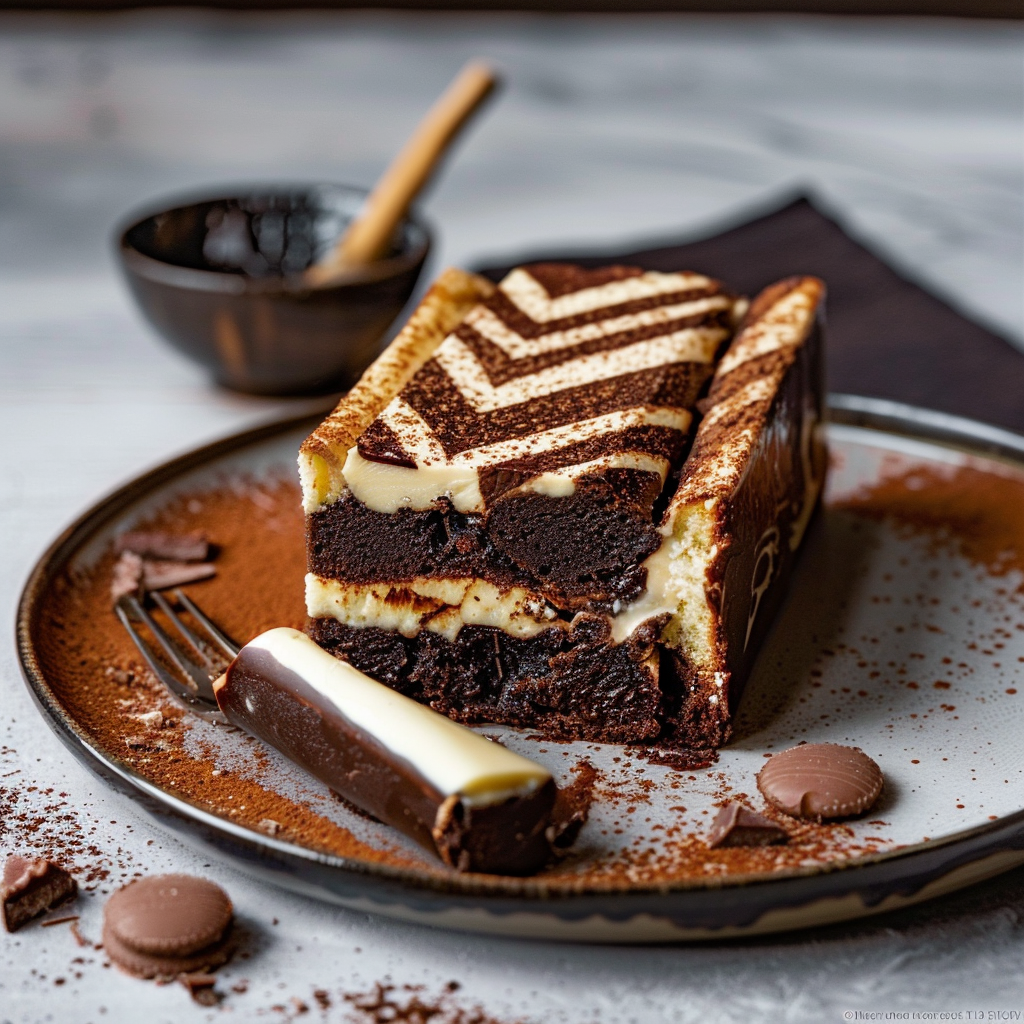 Recette facile du gâteau marbré au chocolat
