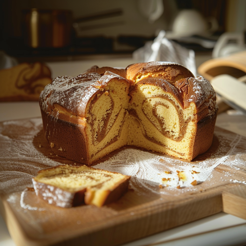 Recette de Génoise Marbrée