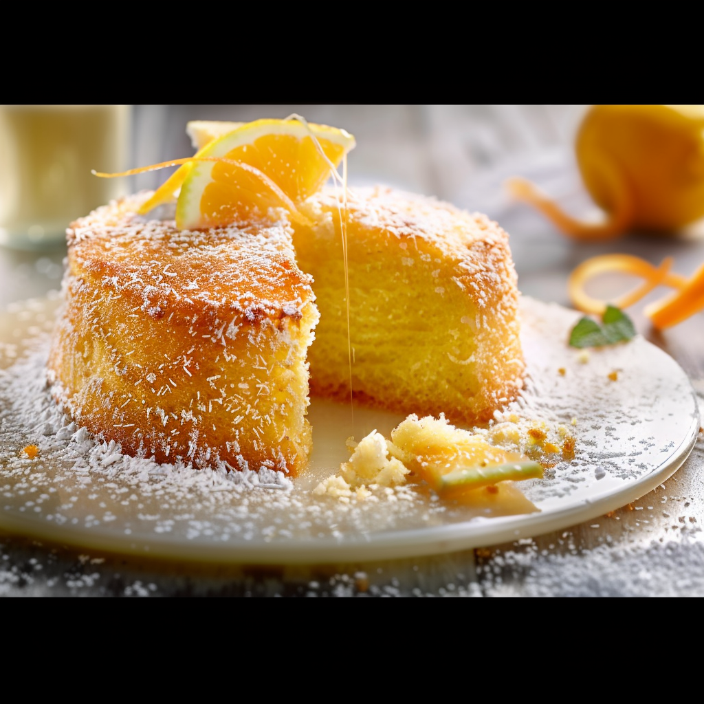 Recette de Gâteau de Semoule à la Noix de Coco et au Citron