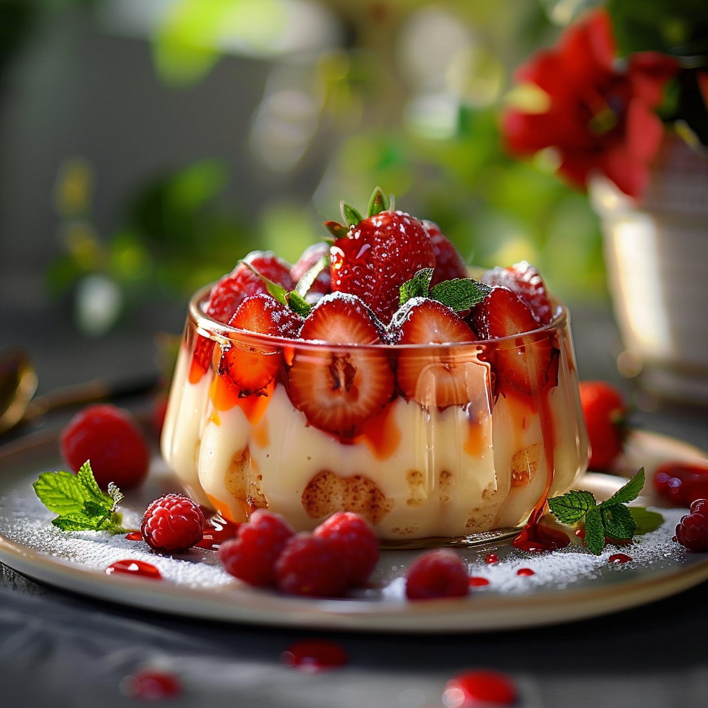 Pudding à la Fraise Depuis recettemoderne.com