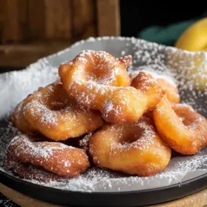 beignets aux pommes façon Cyril Lignac