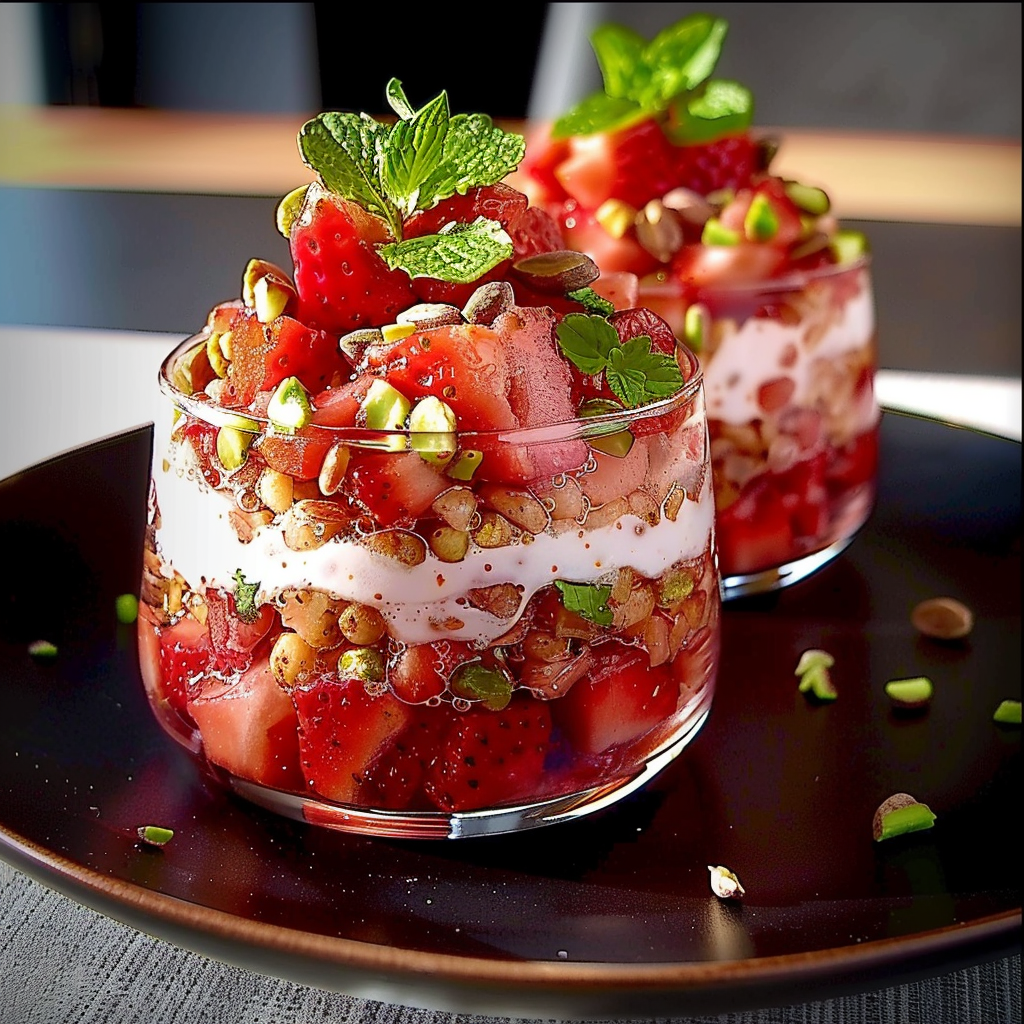 Tartare de Fraises depuis recettemoderne.com