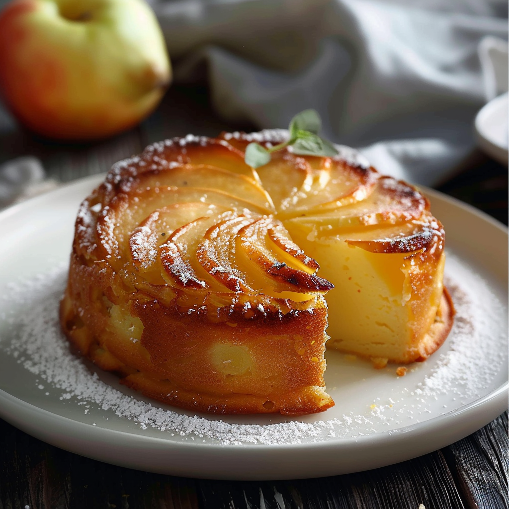 Gâteau au yaourt aux pommes depuis recettemoderne.com