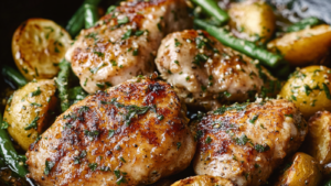pour le cuisses de poulet à l'ail et au citron