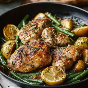 pour le cuisses de poulet à l'ail et au citron