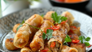 nems au poulet et crevettes depuis recettemoderne.com