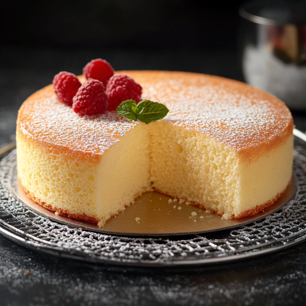 gâteau éponge trois ingrédients