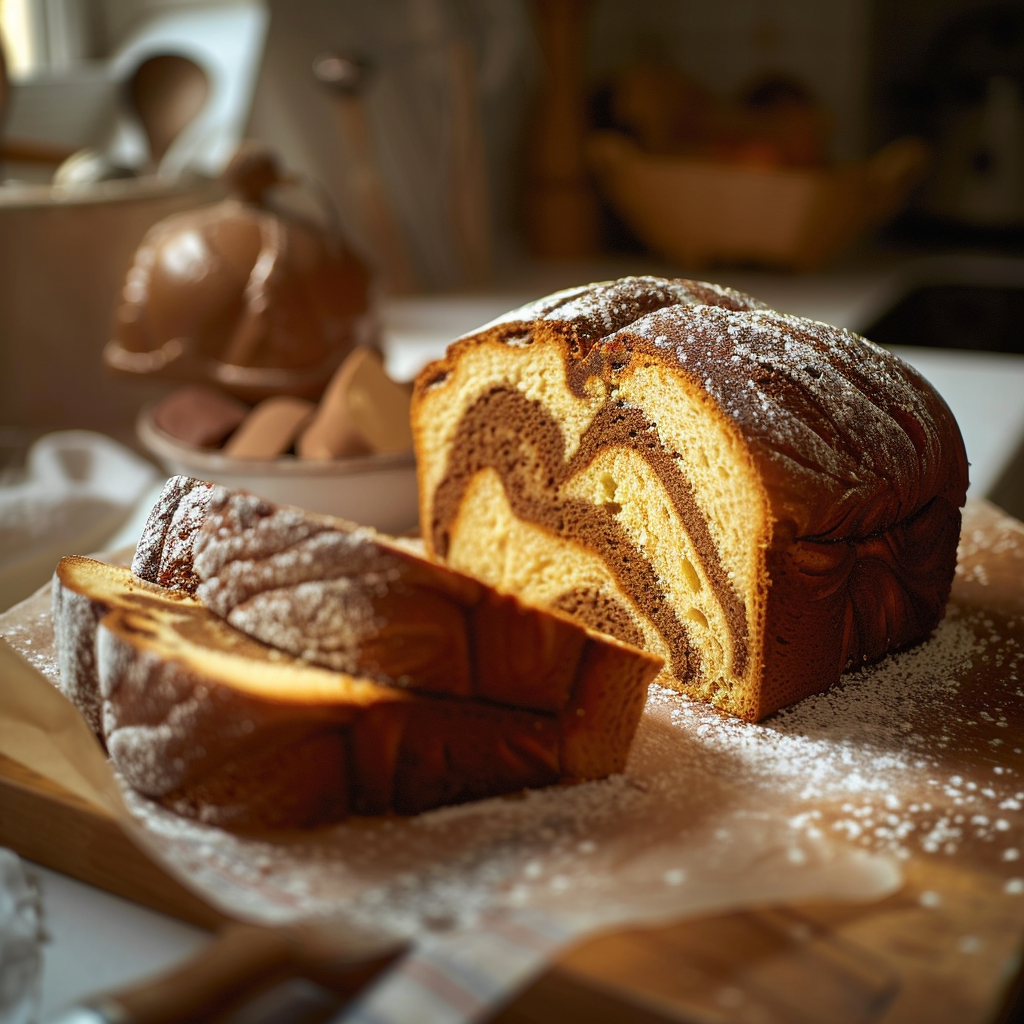 Recette de Génoise Marbrée
