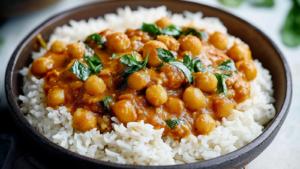 Curry de Pois Chiches à l'Indienne depuis recettemoderne.com