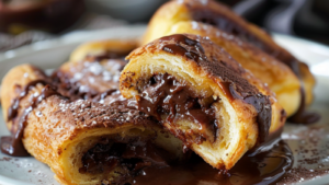 Recette gourmande : Pain de mie roulé au Nutella façon pain perdu