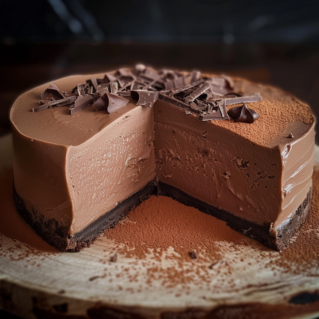 Gâteau mousse au chocolat depuis recettemoderne.com