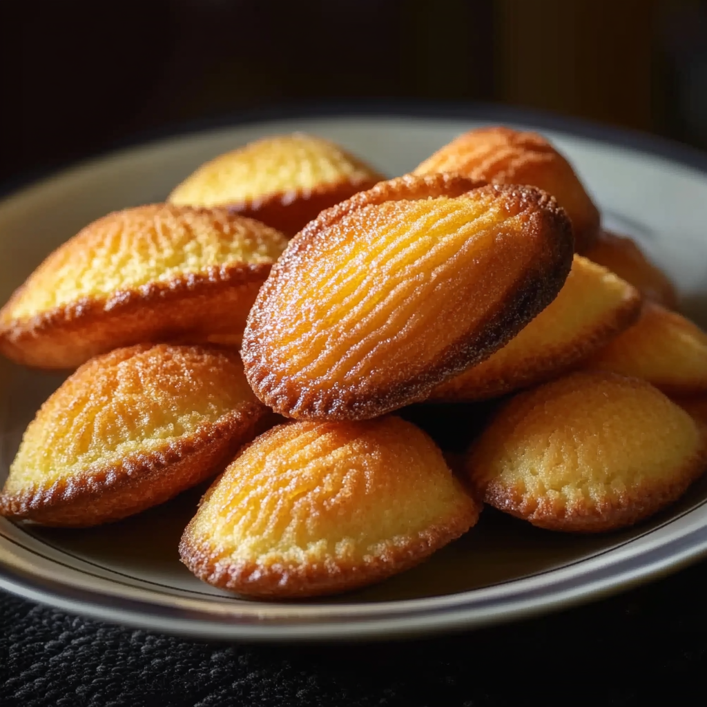 madeleines moelleuses au beurre