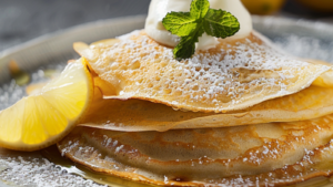 Recette de crêpes au citron et au sucre