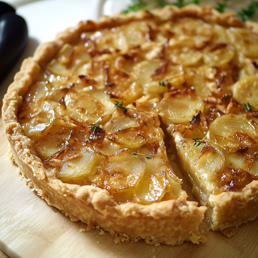 Tarte aux Oignons Alsacienne