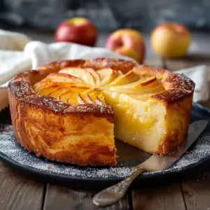 Gâteau au yaourt aux pommes depuis recettemoderne.com